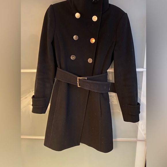 Black Aritzia Talula Babaton Pea Coat size small - Picture 2 of 2